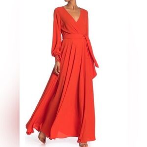 Meghan LA maxi wrap dress size small